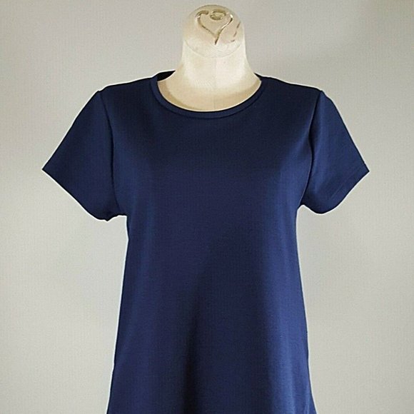 ZARA Trafaluc Blue Skater Dress Size M/Medium Womens Fall Winter Collection Mini - Picture 4 of 9
